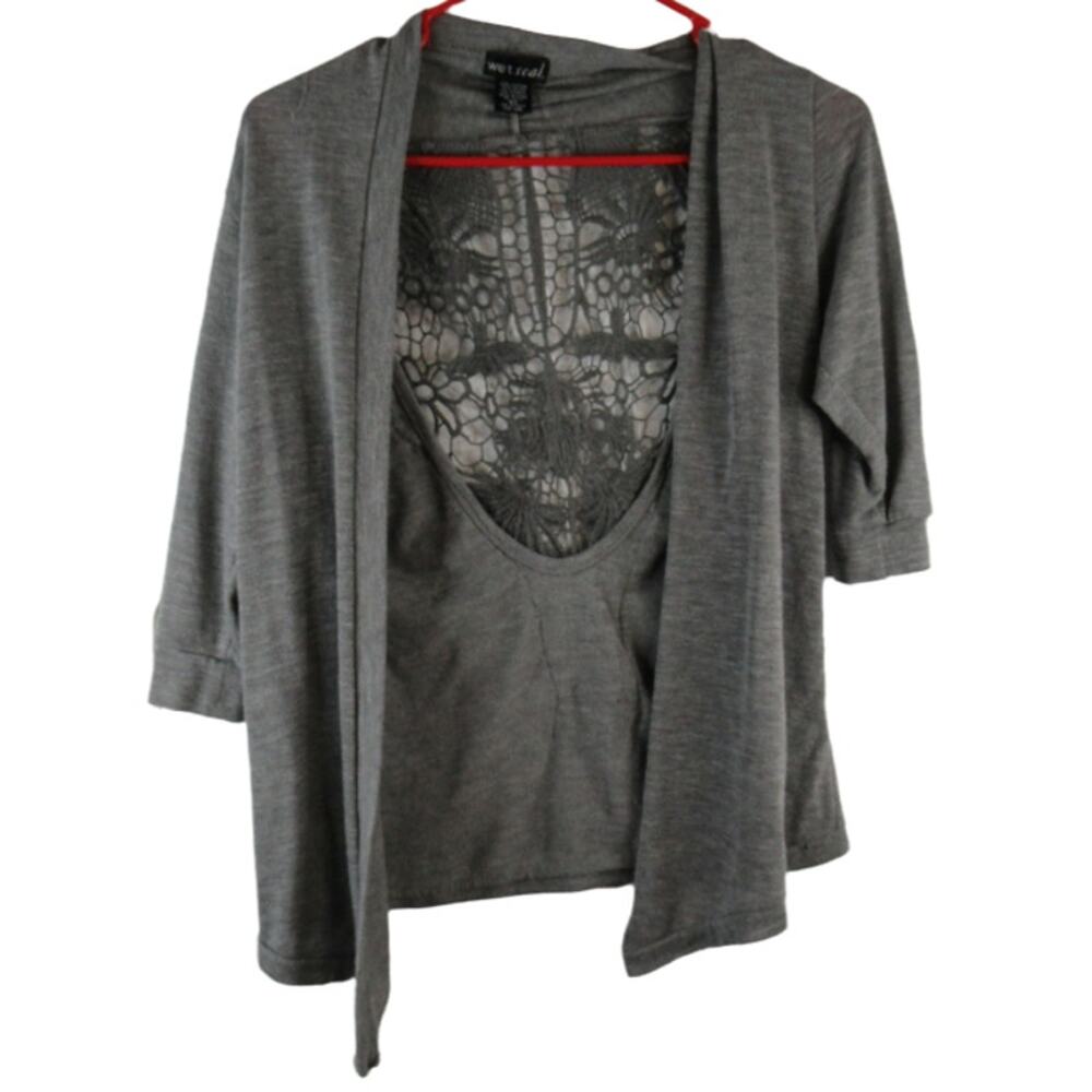 Wet Seal Grey Cardigan